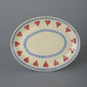 Heart Oval Plate - Large