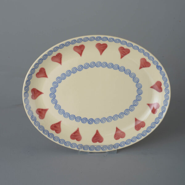 Heart Oval Plate - Large