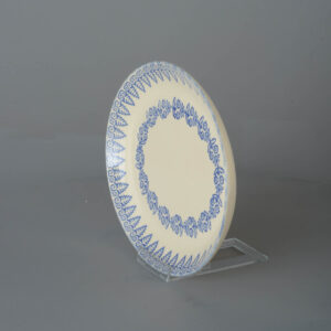 Lacey Blue Oval Plate - Large