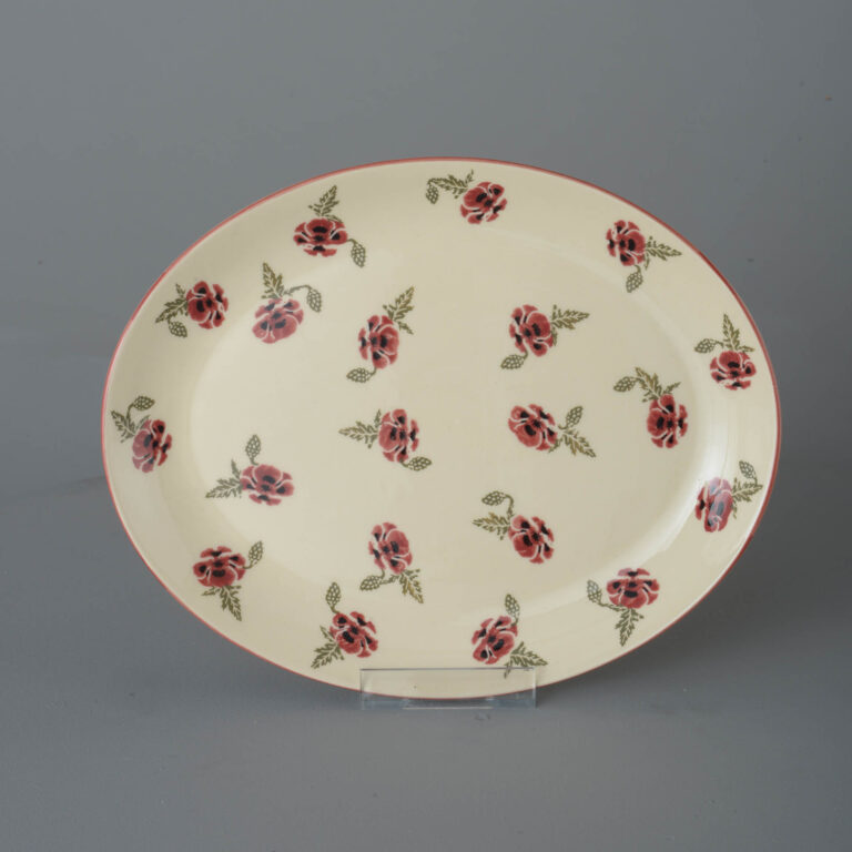 Poppy Oval Plate – Large