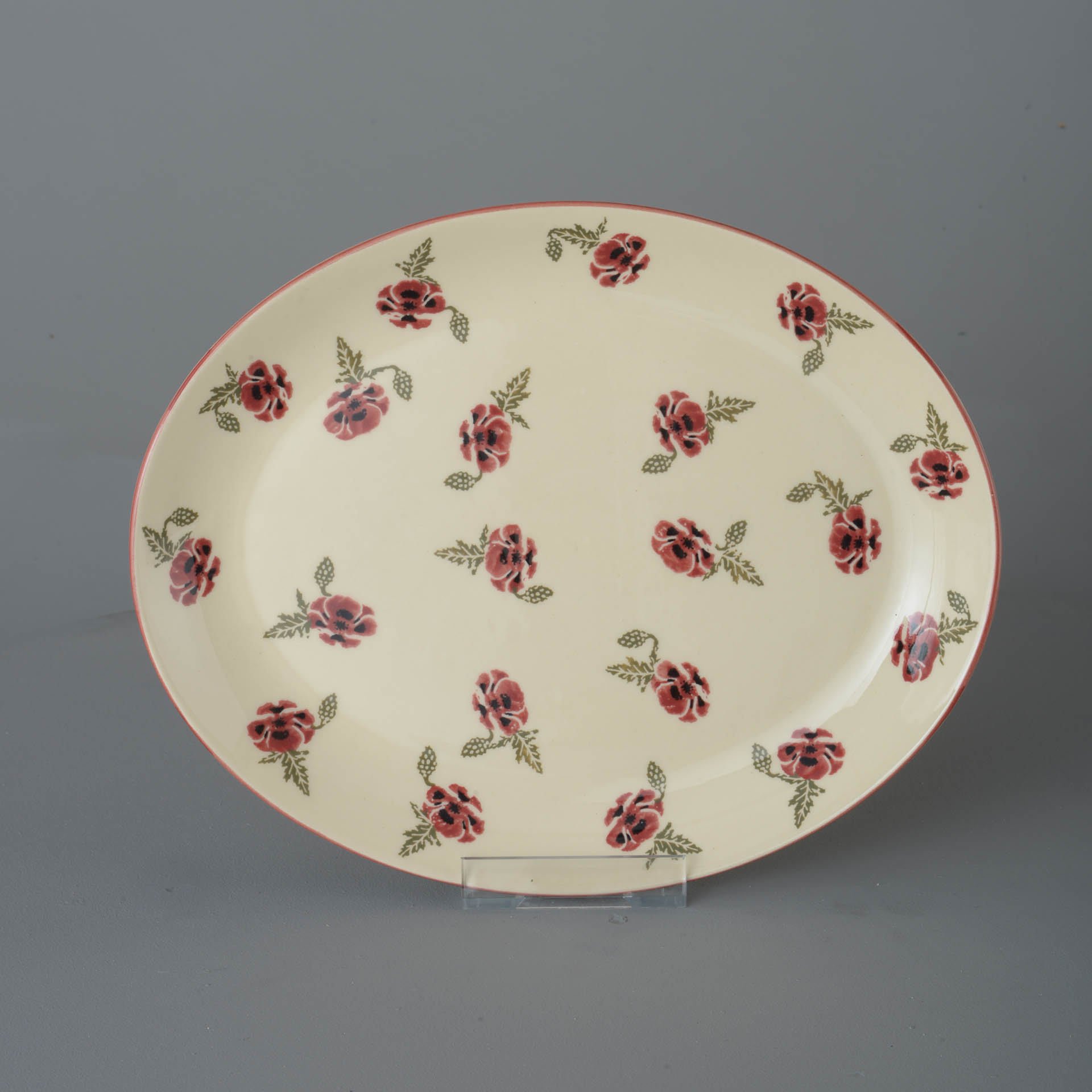Poppy Oval Plate - Large