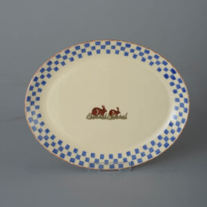 Rabbit Oval Plate - Large