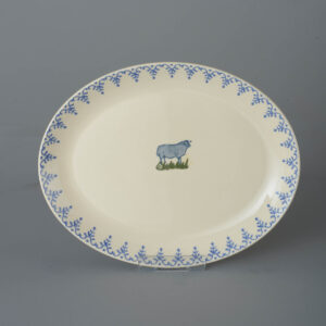 Sheep Oval Plate - Large