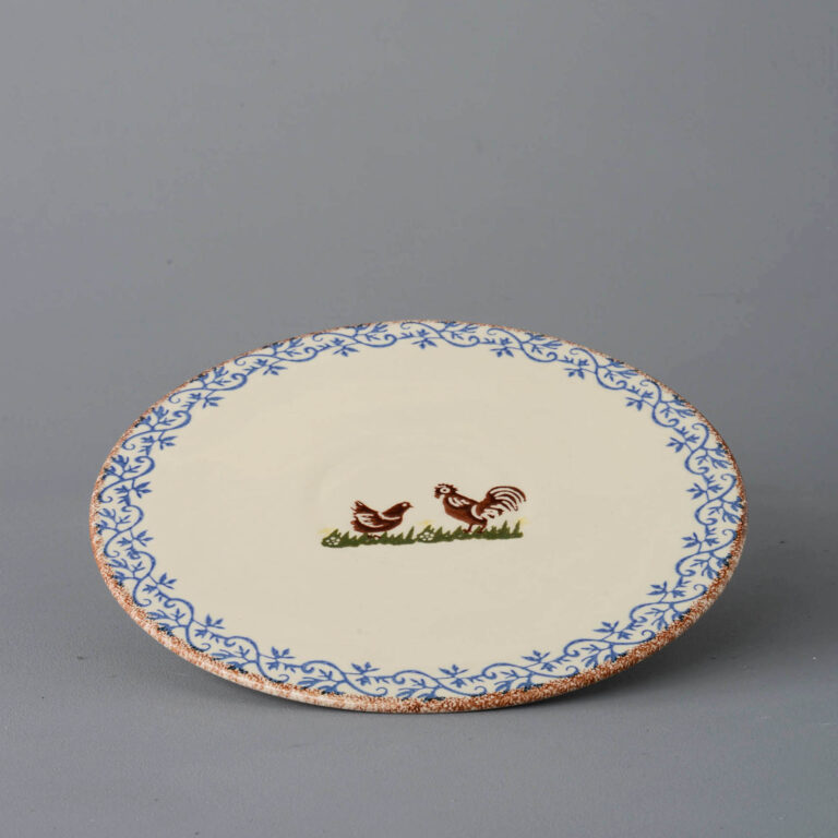 Cock & Hen Cheese & Cake Plate