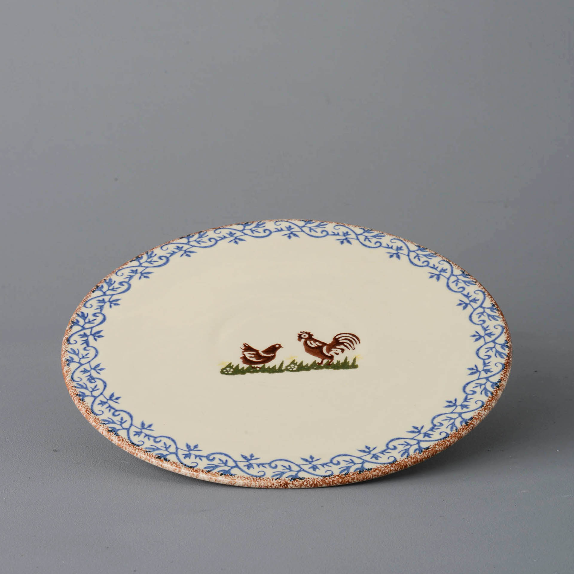 Cock & Hen Cheese & Cake Plate