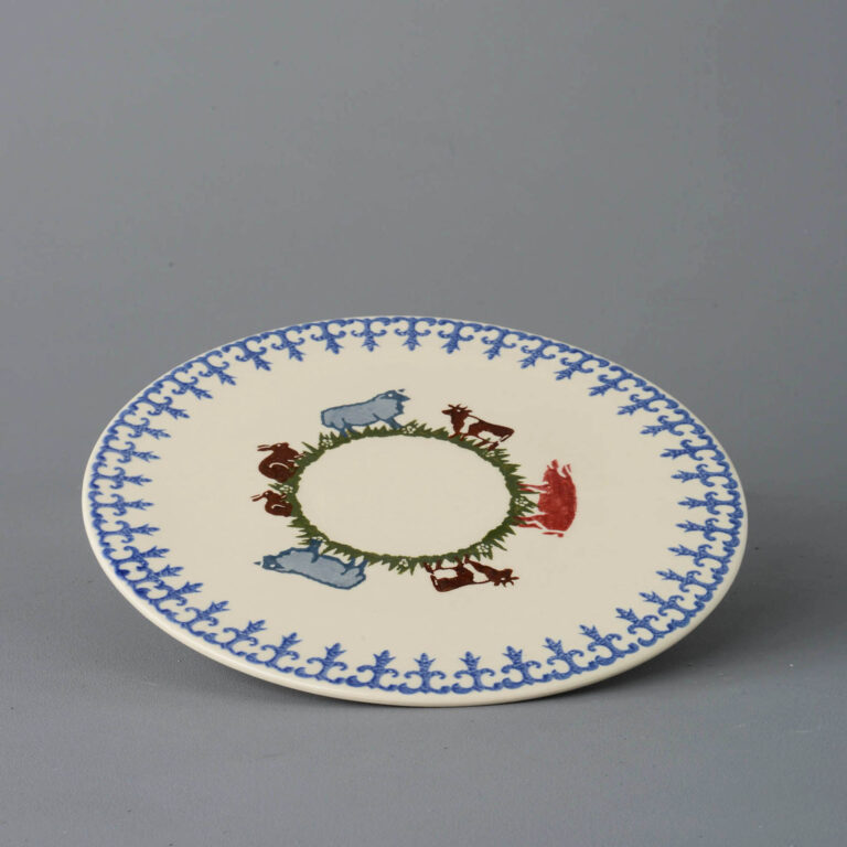 Farm Animal Cheese & Cake Plate