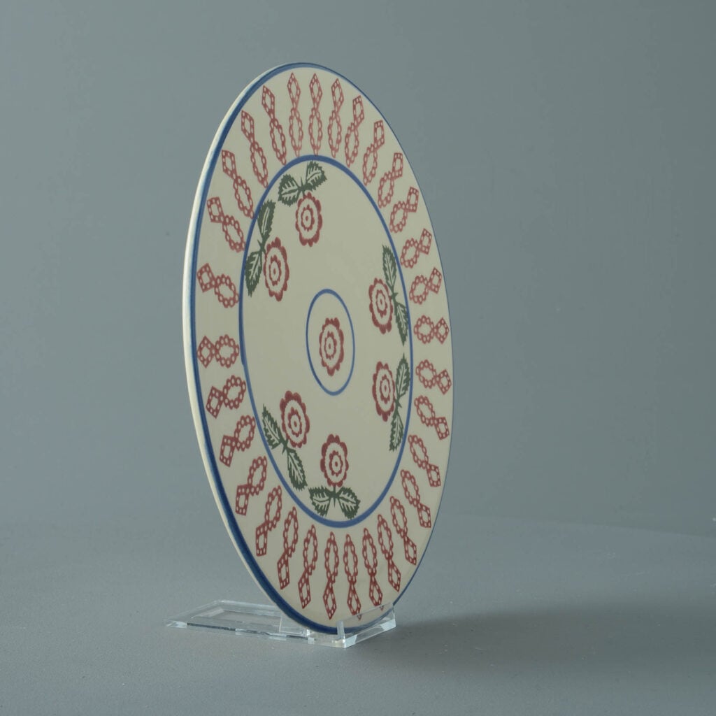 Victorian Floral Cheese & Cake Plate