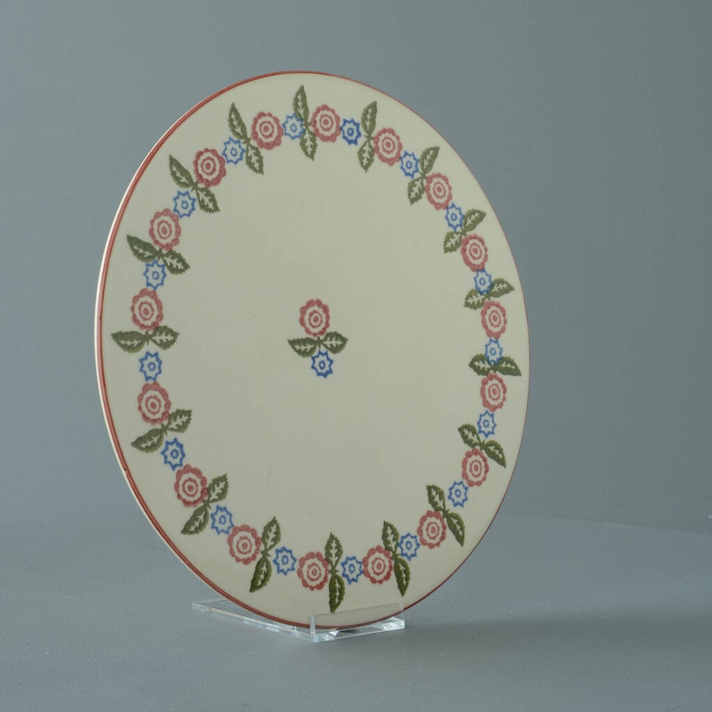 Victorian Floral Cheese & Cake Plate