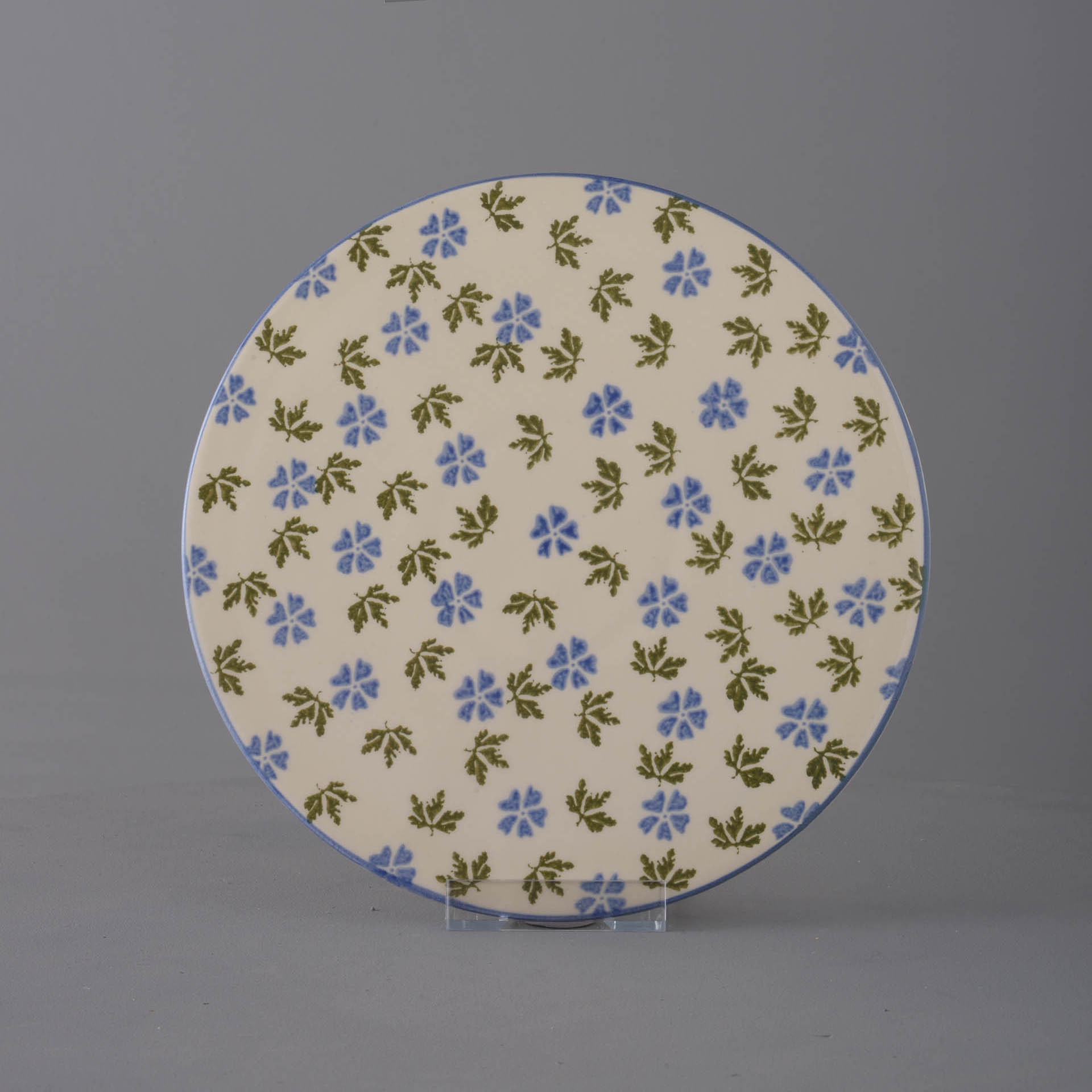 Geranium Cheese & Cake Plate