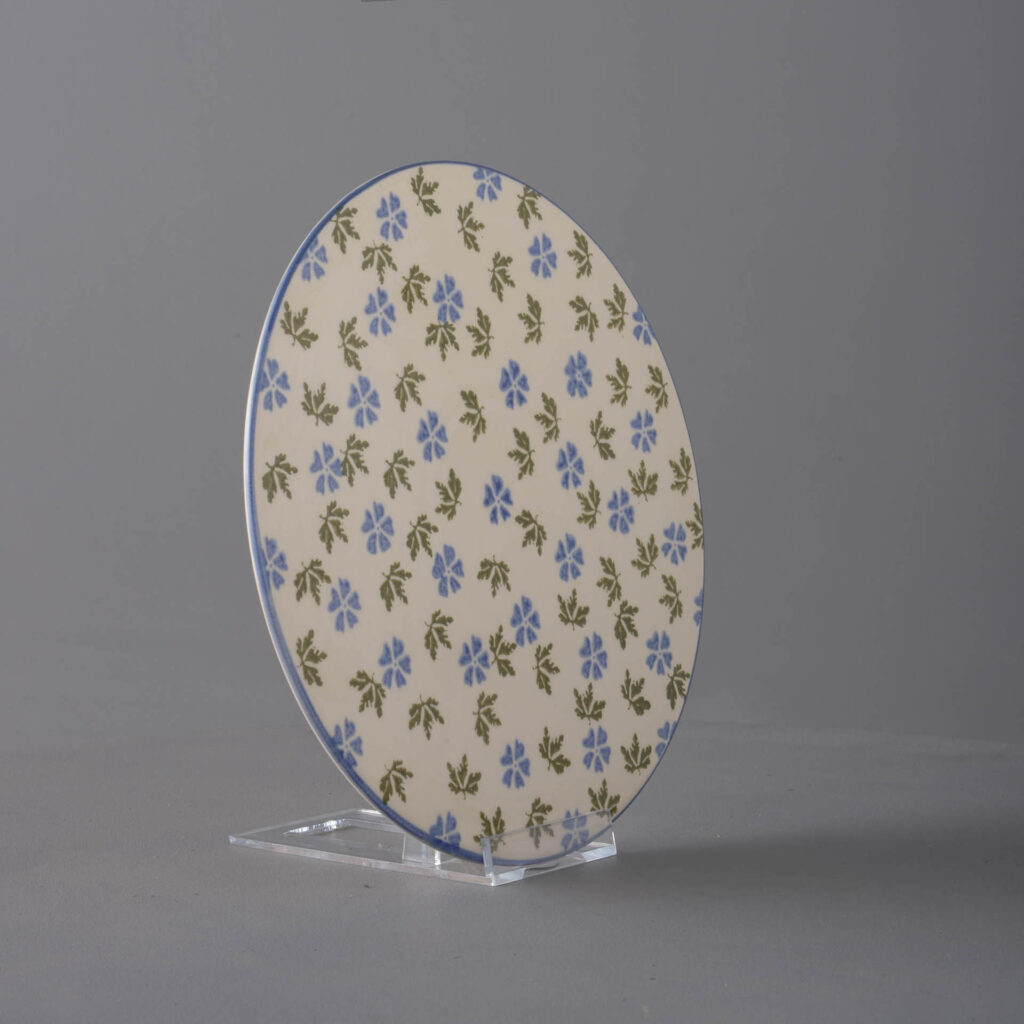 Geranium Cheese & Cake Plate