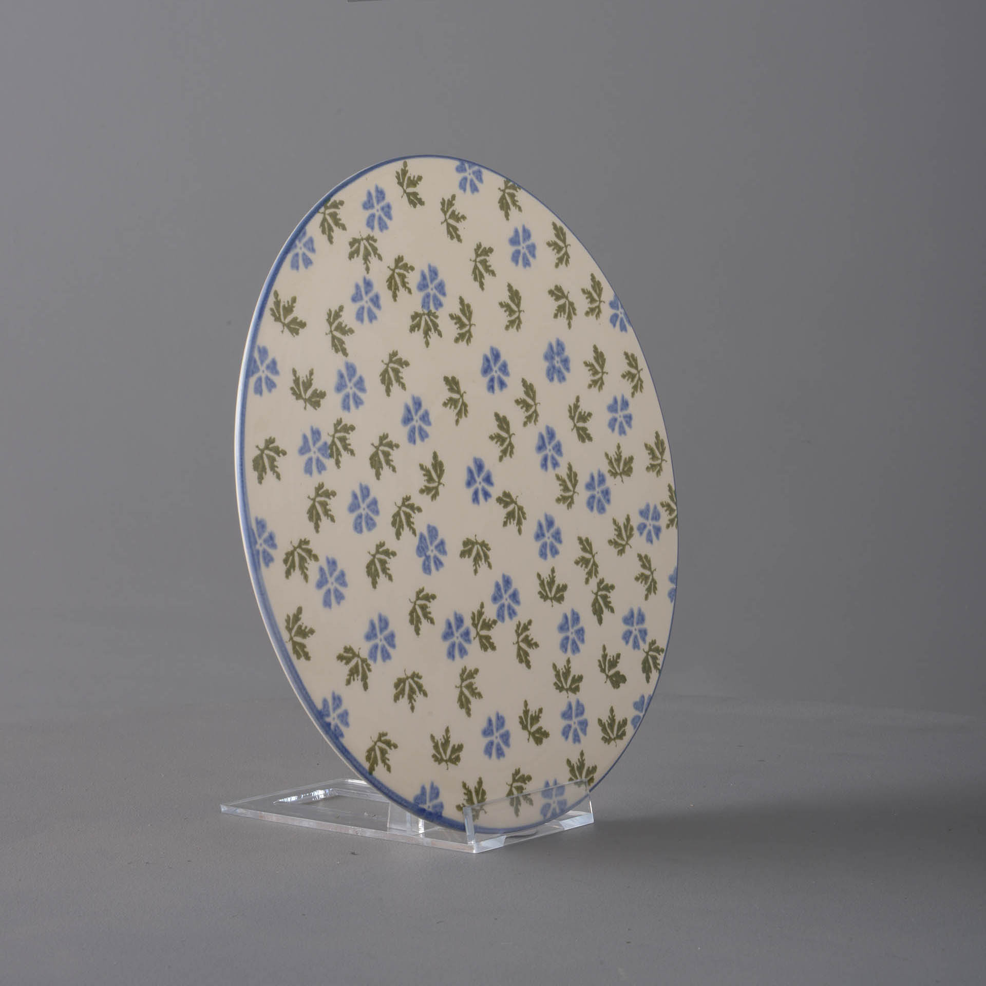 Geranium Cheese & Cake Plate