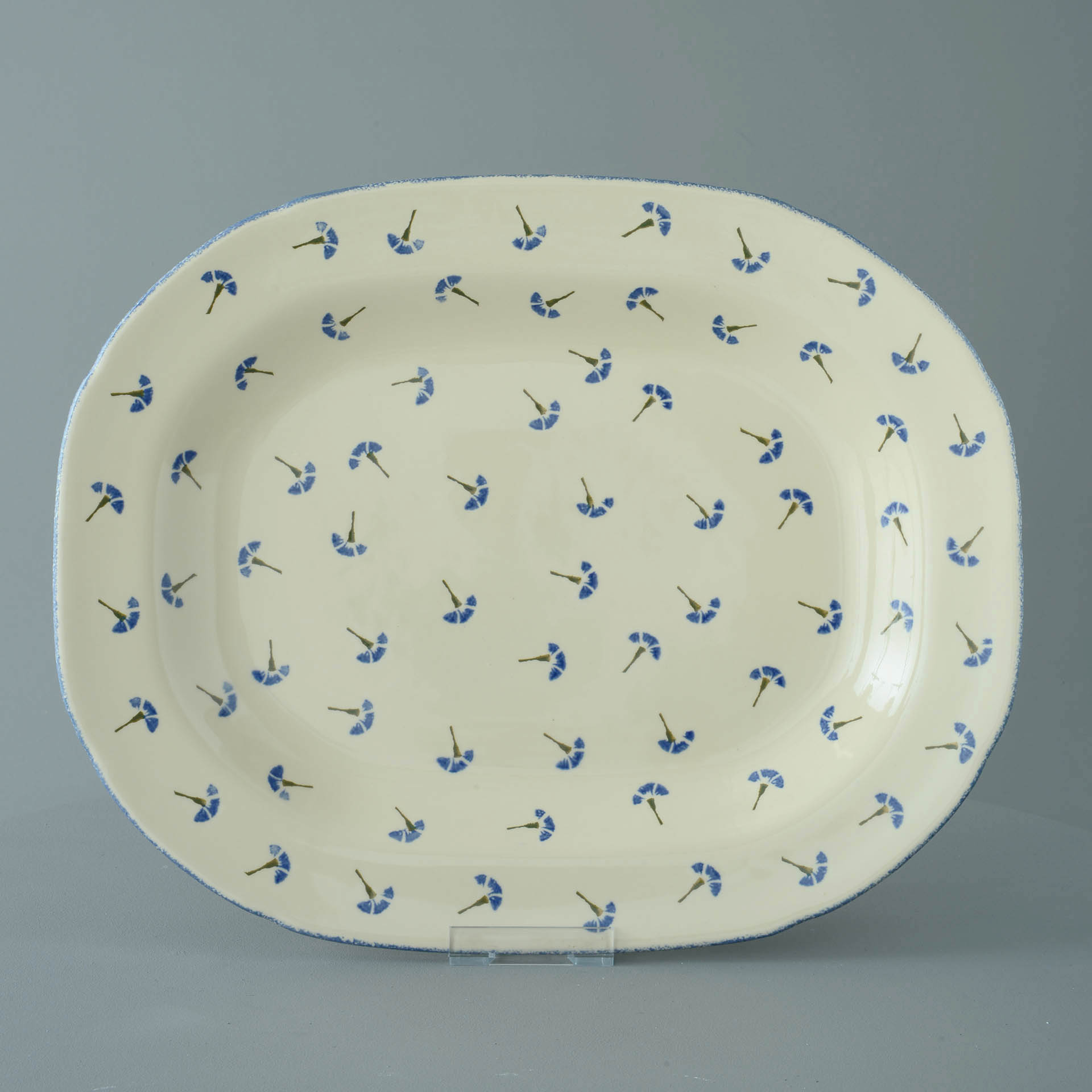 Cornflower Large rectangular serving Plate