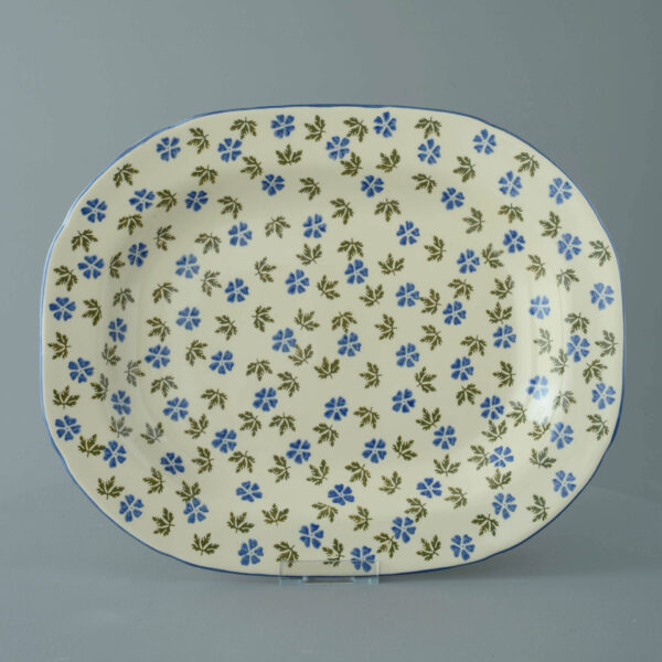 Geranium Large rectangular serving Plate