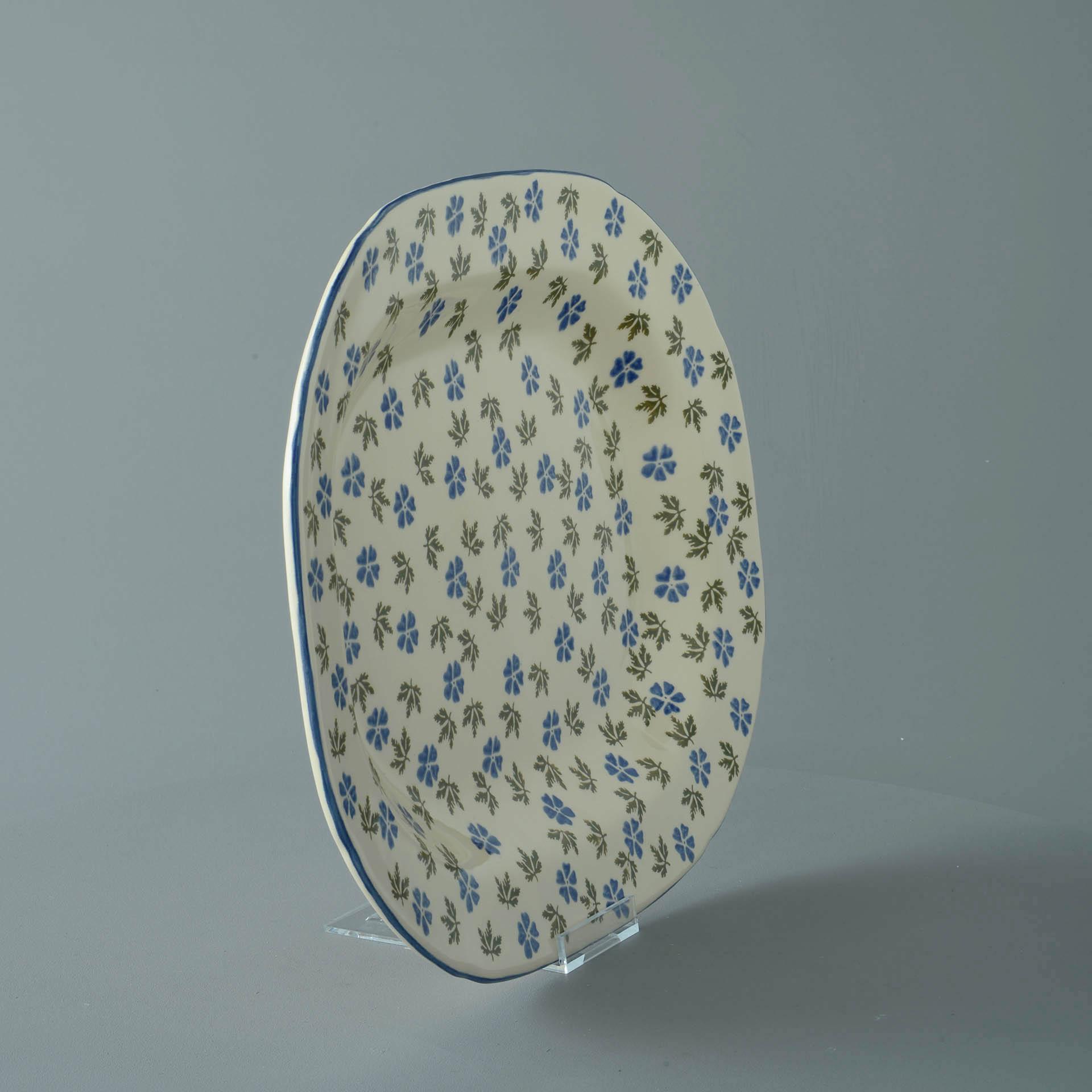 Geranium Large rectangular serving Plate