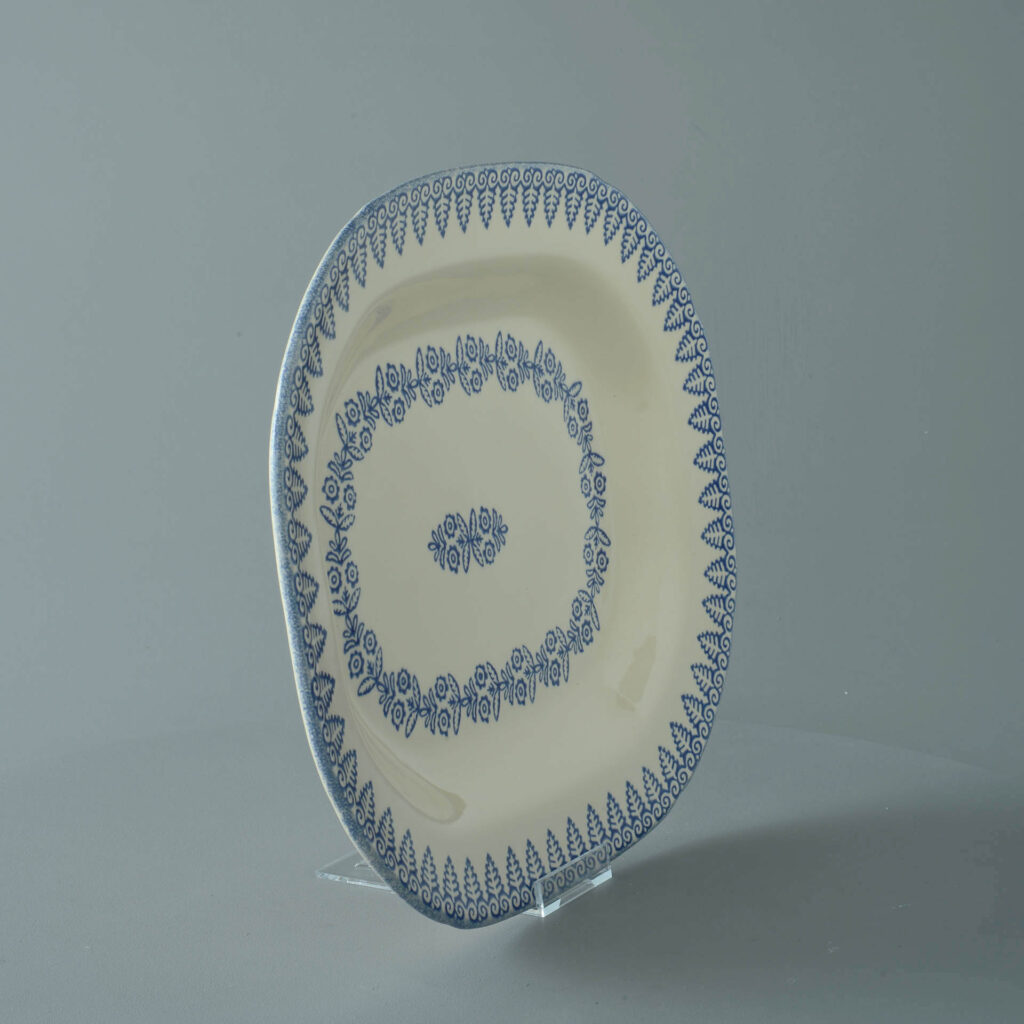 Lacey Blue Large rectangular serving Plate