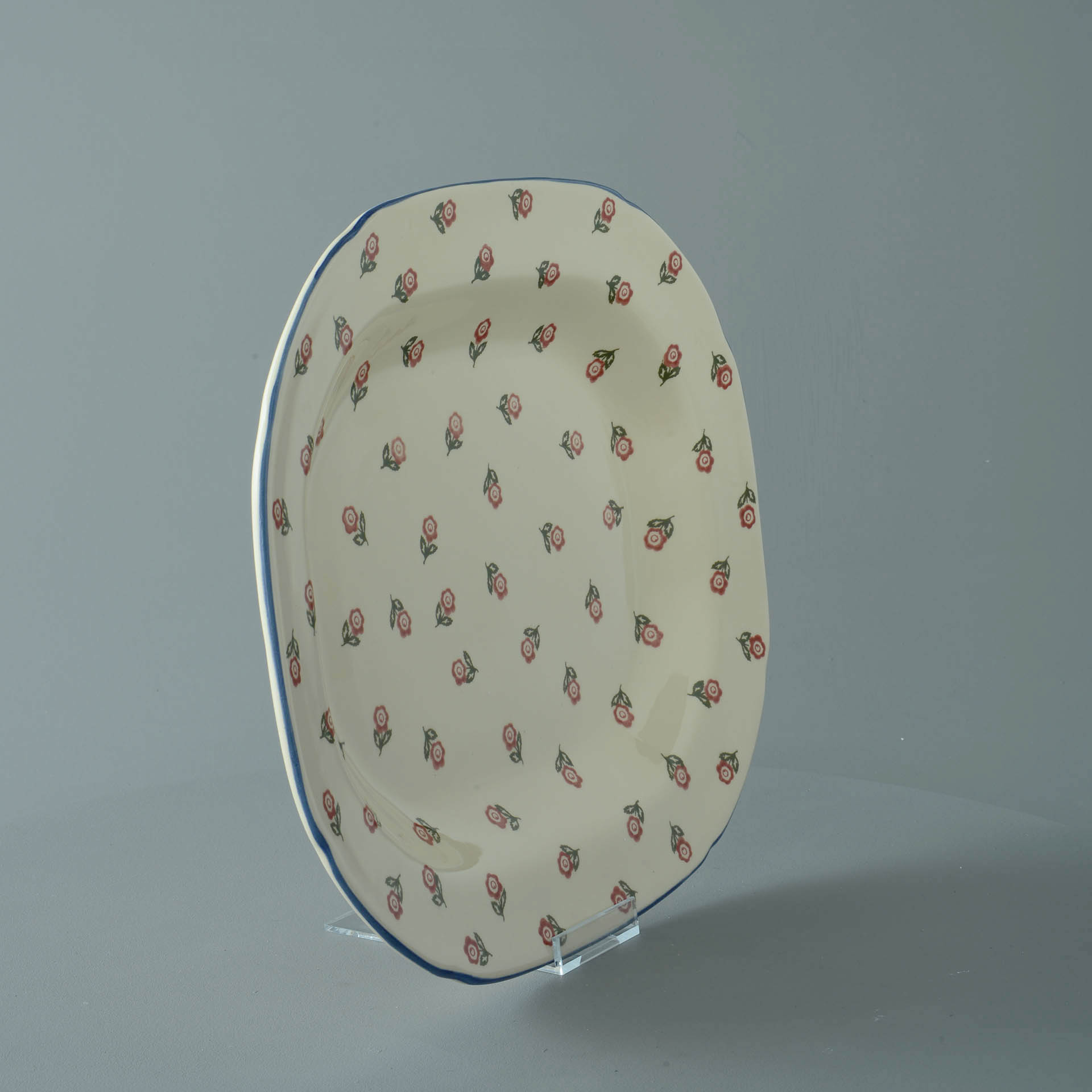 Scattered Rose Large rectangular serving Plate