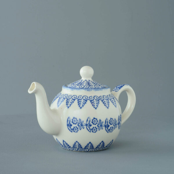 Lacey Blue Teapot - 2 Cup