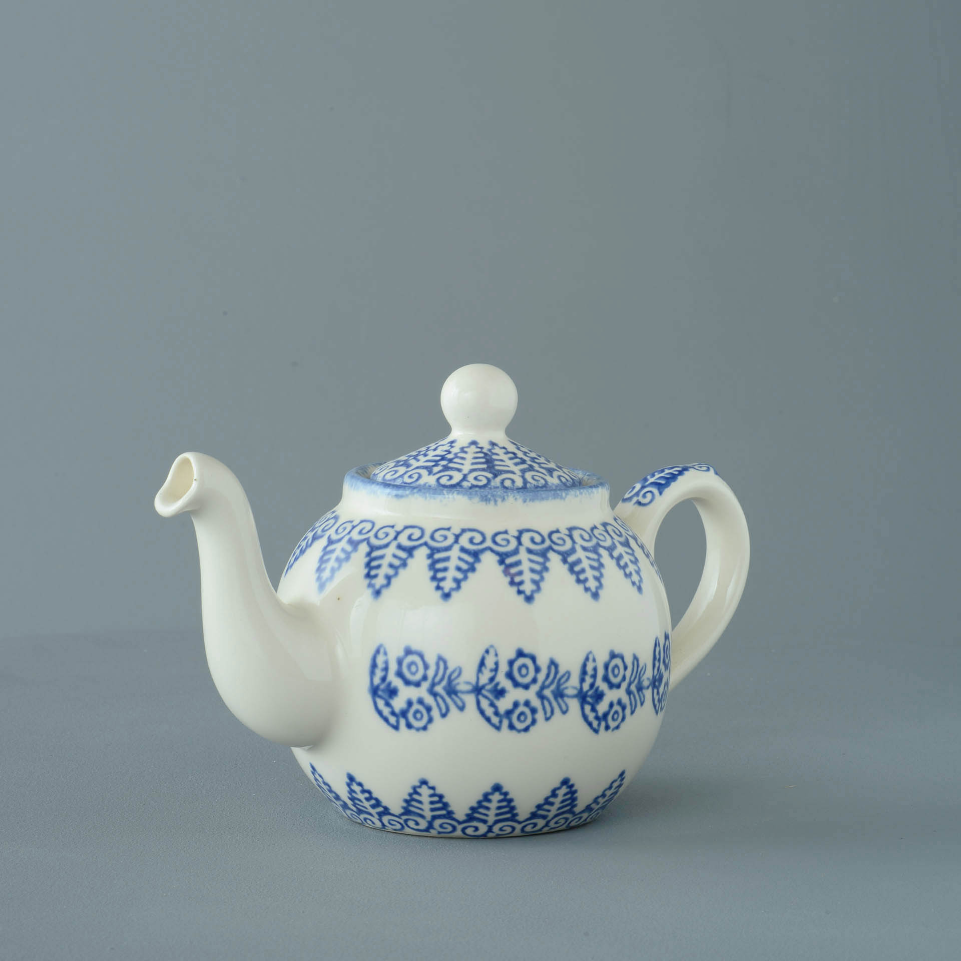 Lacey Blue Teapot - 2 Cup