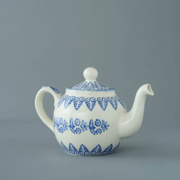 Lacey Blue Teapot - 2 Cup