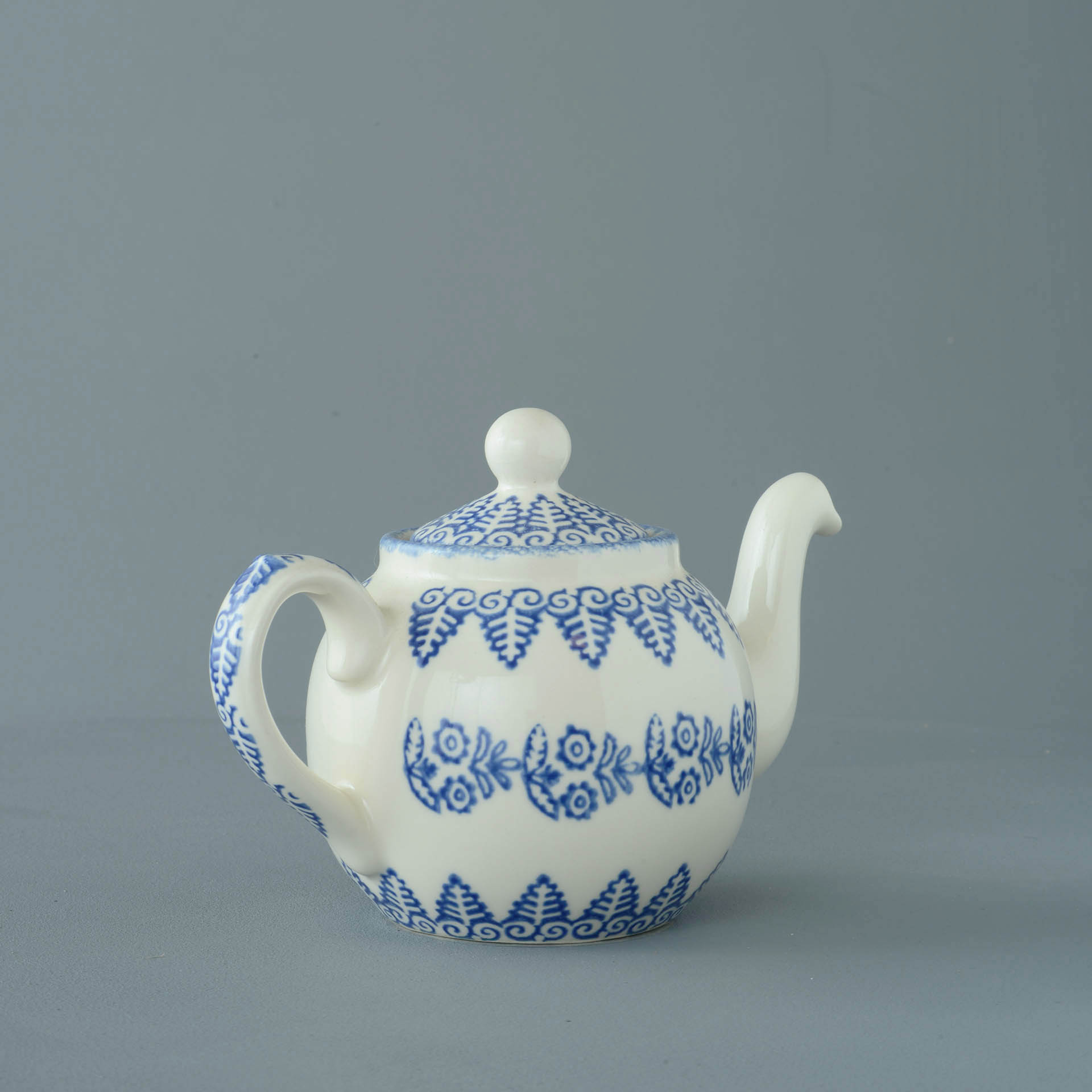 Lacey Blue Teapot - 2 Cup