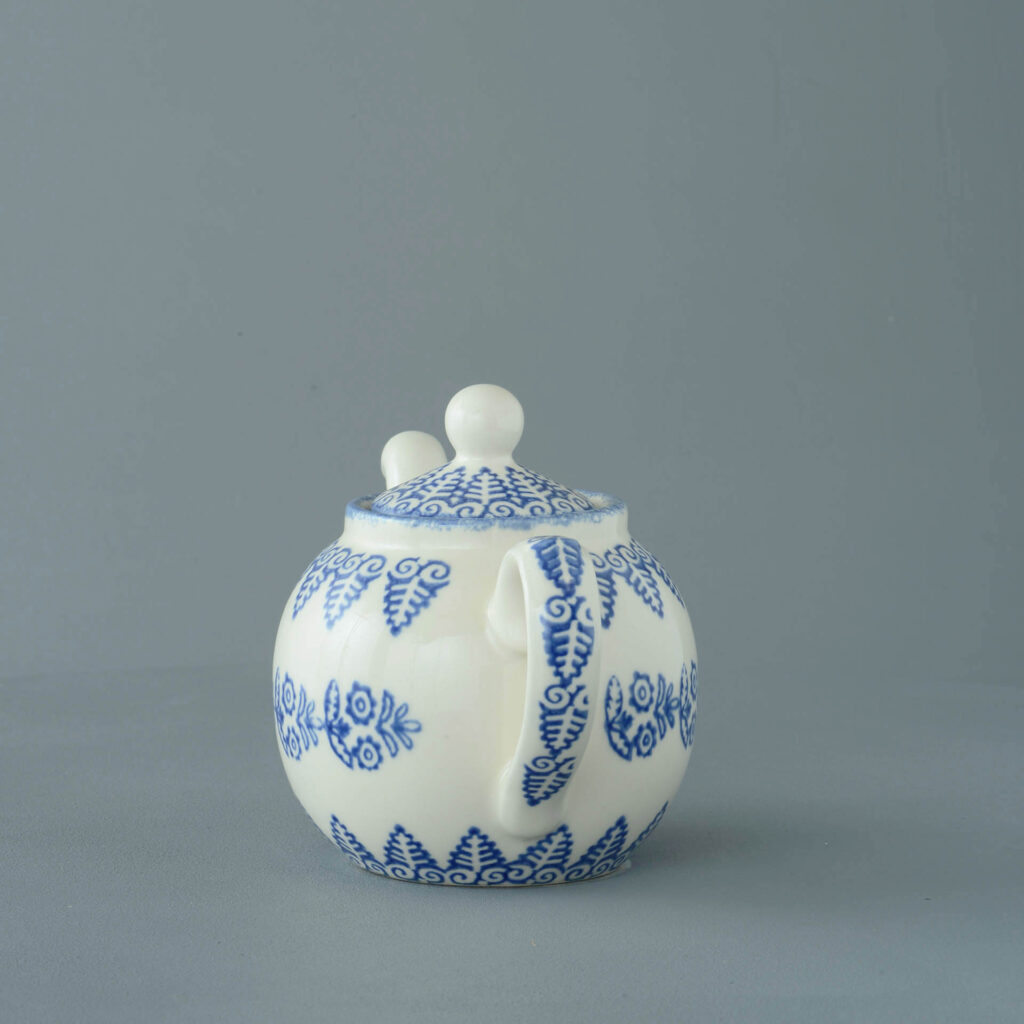 Lacey Blue Teapot - 2 Cup