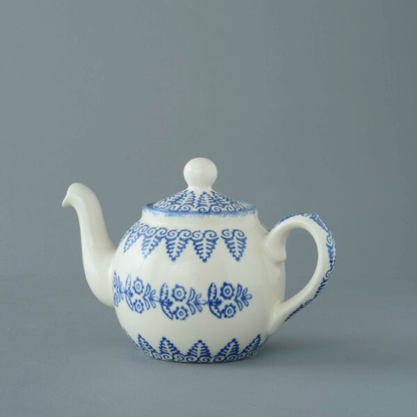 Lacey Blue Teapot - 2 Cup