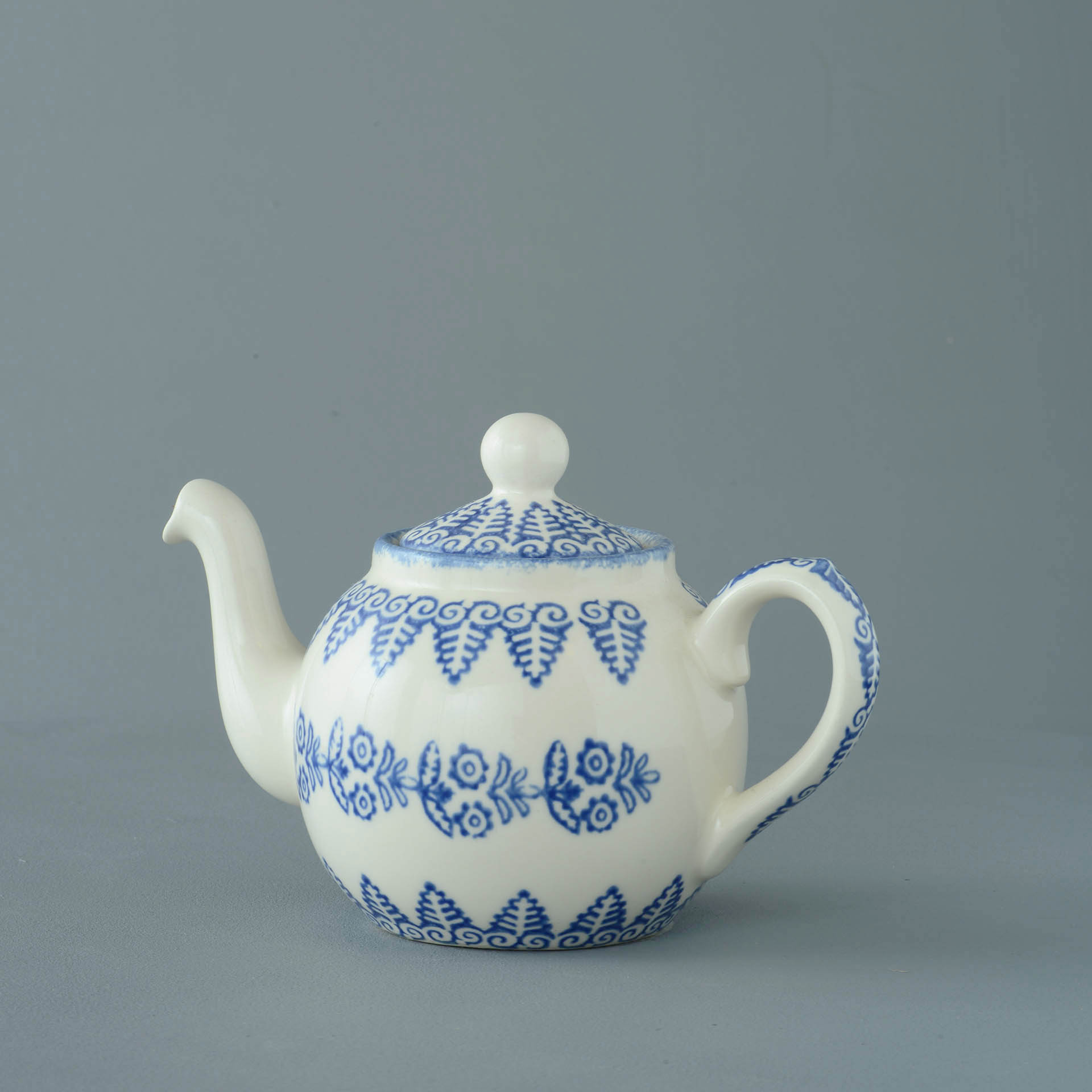 Lacey Blue Teapot - 2 Cup