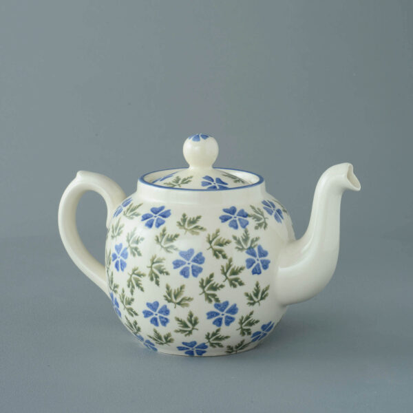 Geranium Teapot - 4 Cup