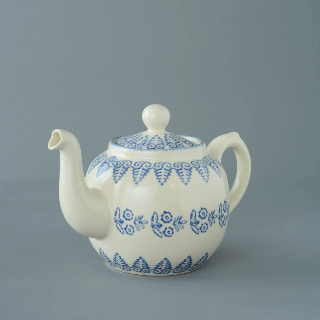 Lacey Blue Teapot - 4 Cup