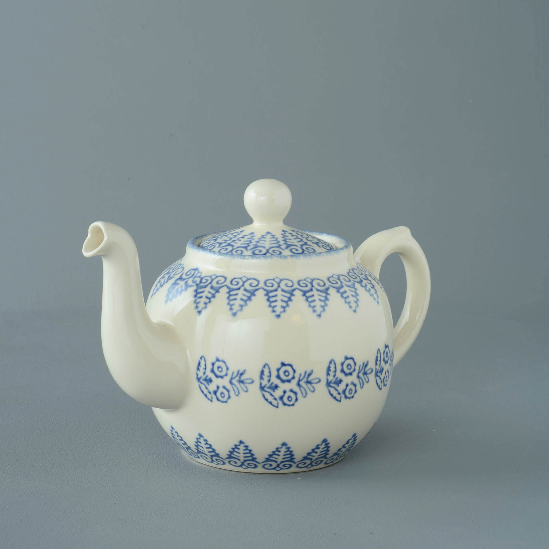 Lacey Blue Teapot - 4 Cup