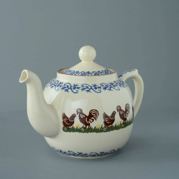 Cock & Hen Teapot - 10 Cup
