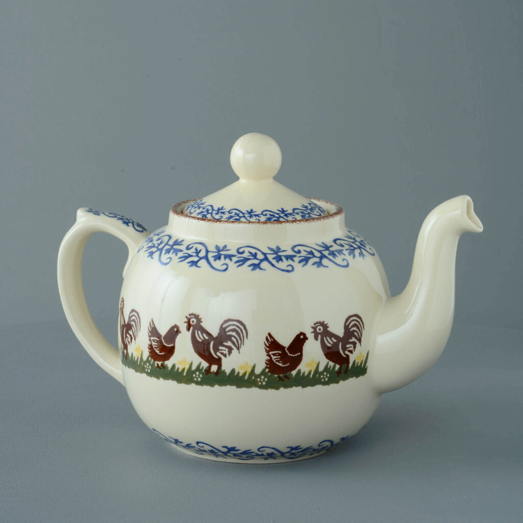 Cock & Hen Teapot - 10 Cup