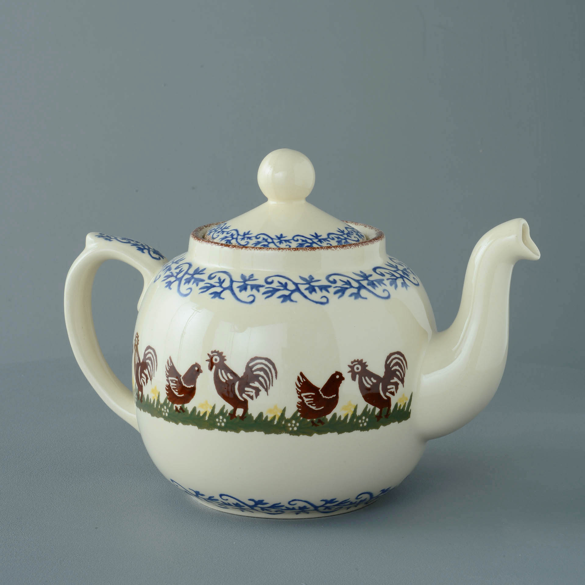 Cock & Hen Teapot - 10 Cup