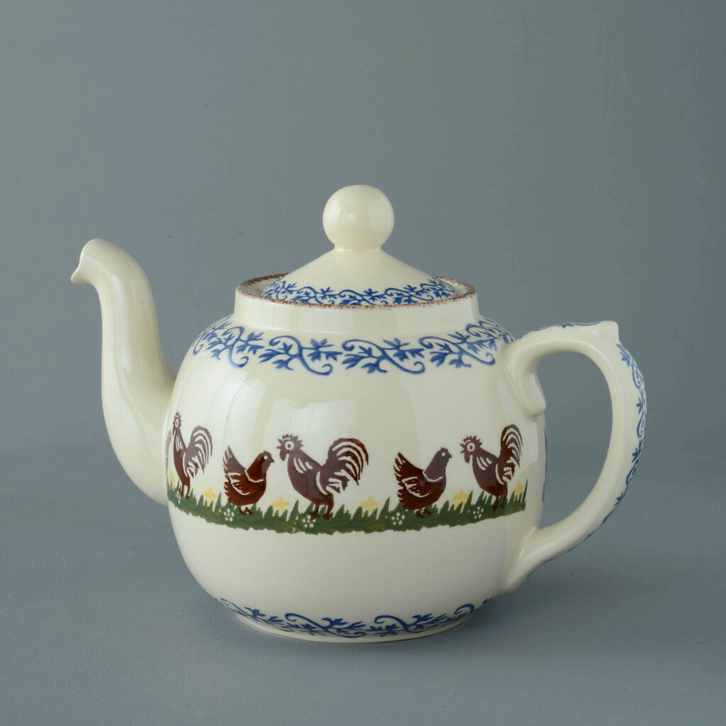 Cock & Hen Teapot - 10 Cup