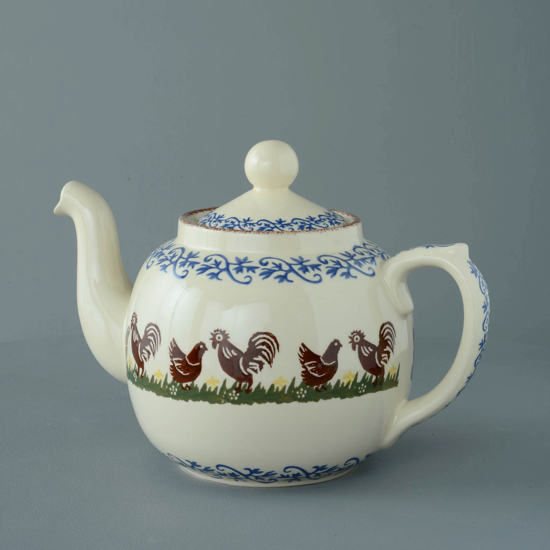 Cock & Hen Teapot - 10 Cup