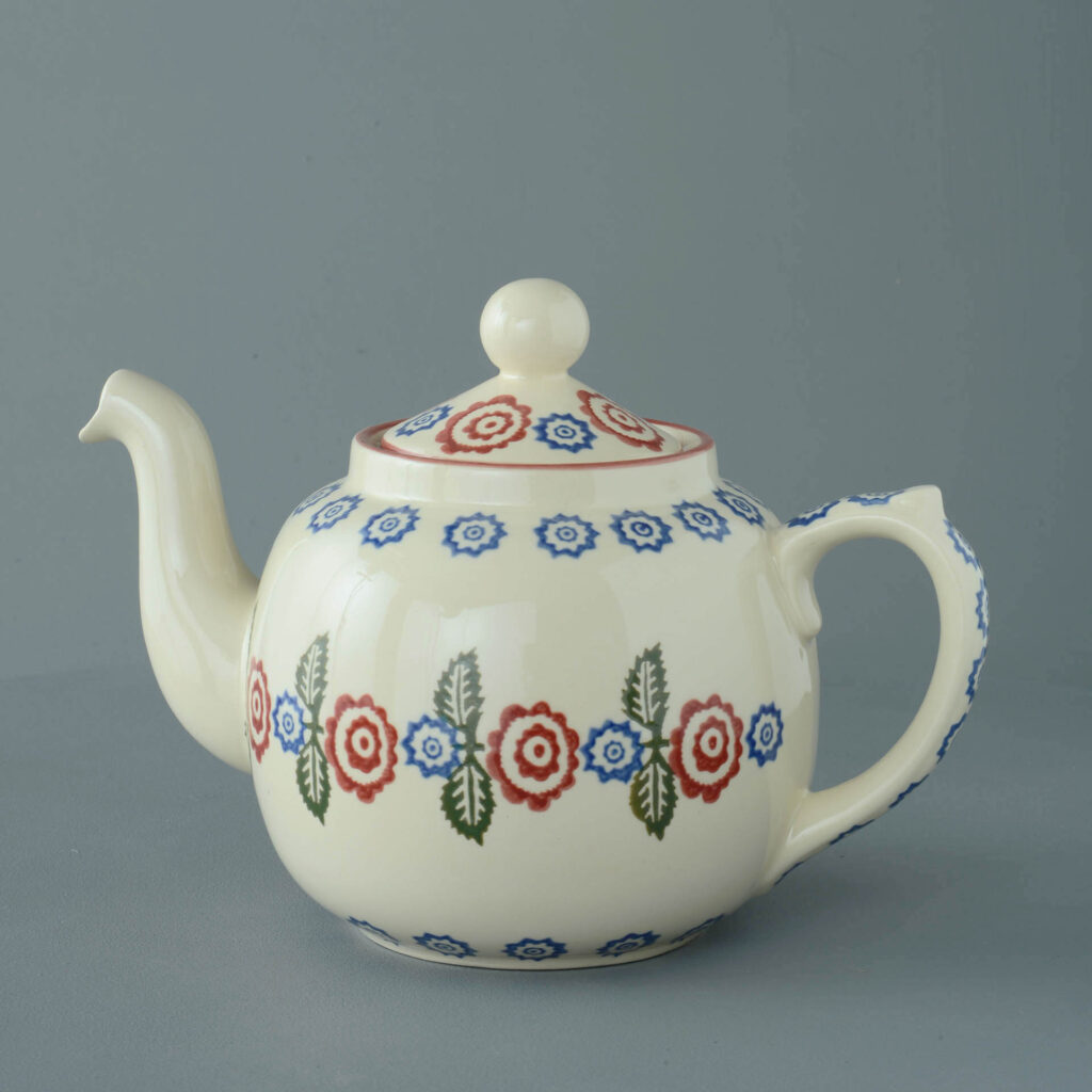 Victorian Floral Teapot - 10 Cup