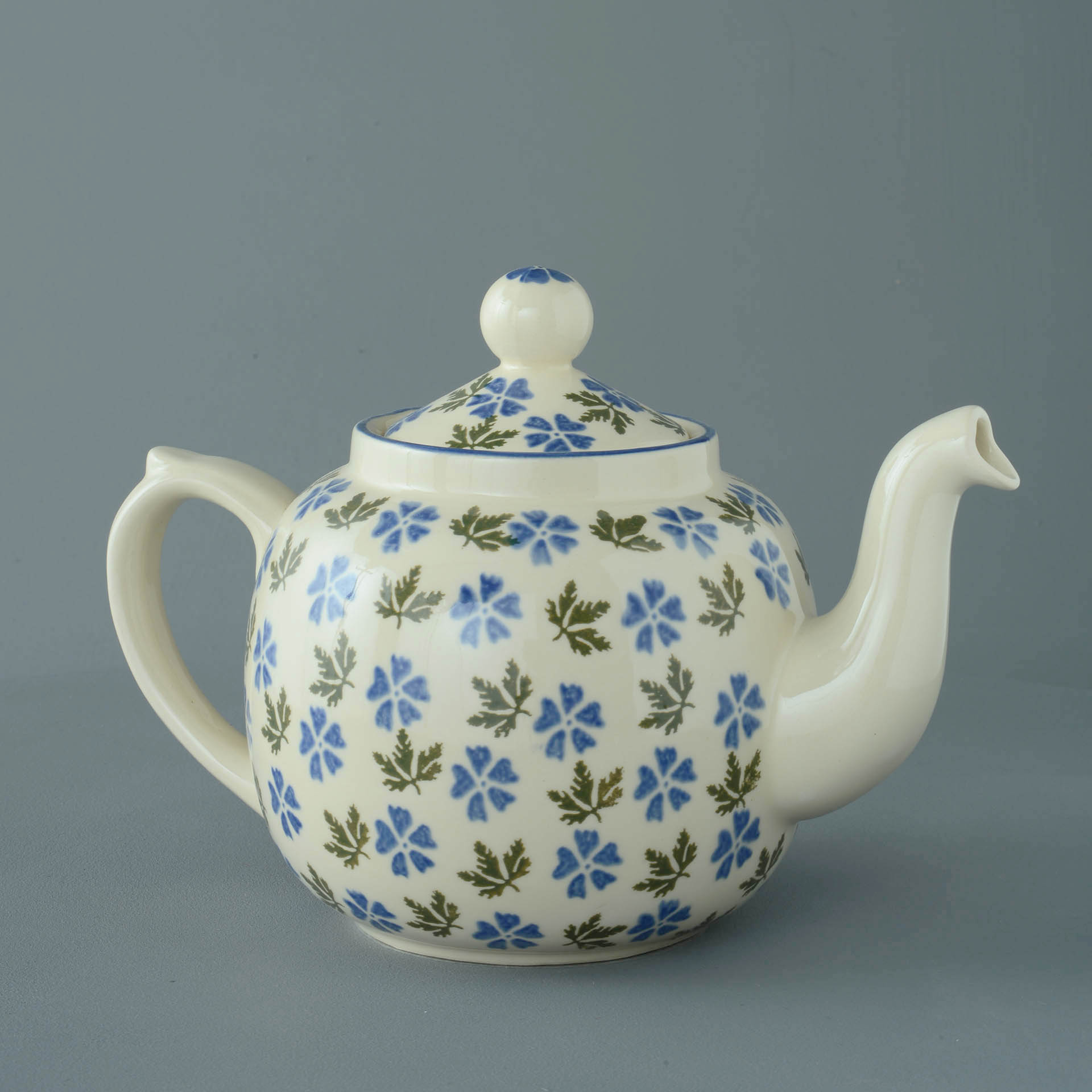 Geranium Teapot - 10 Cup