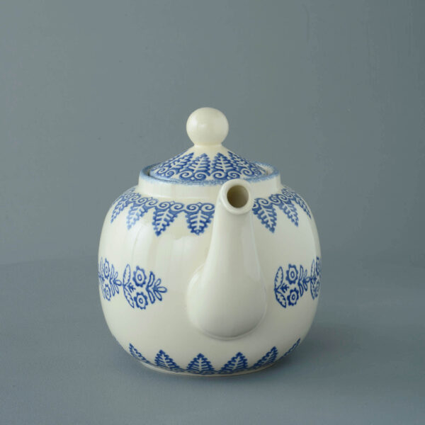 Lacey Blue Teapot - 10 Cup