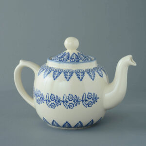 Lacey Blue Teapot - 10 Cup