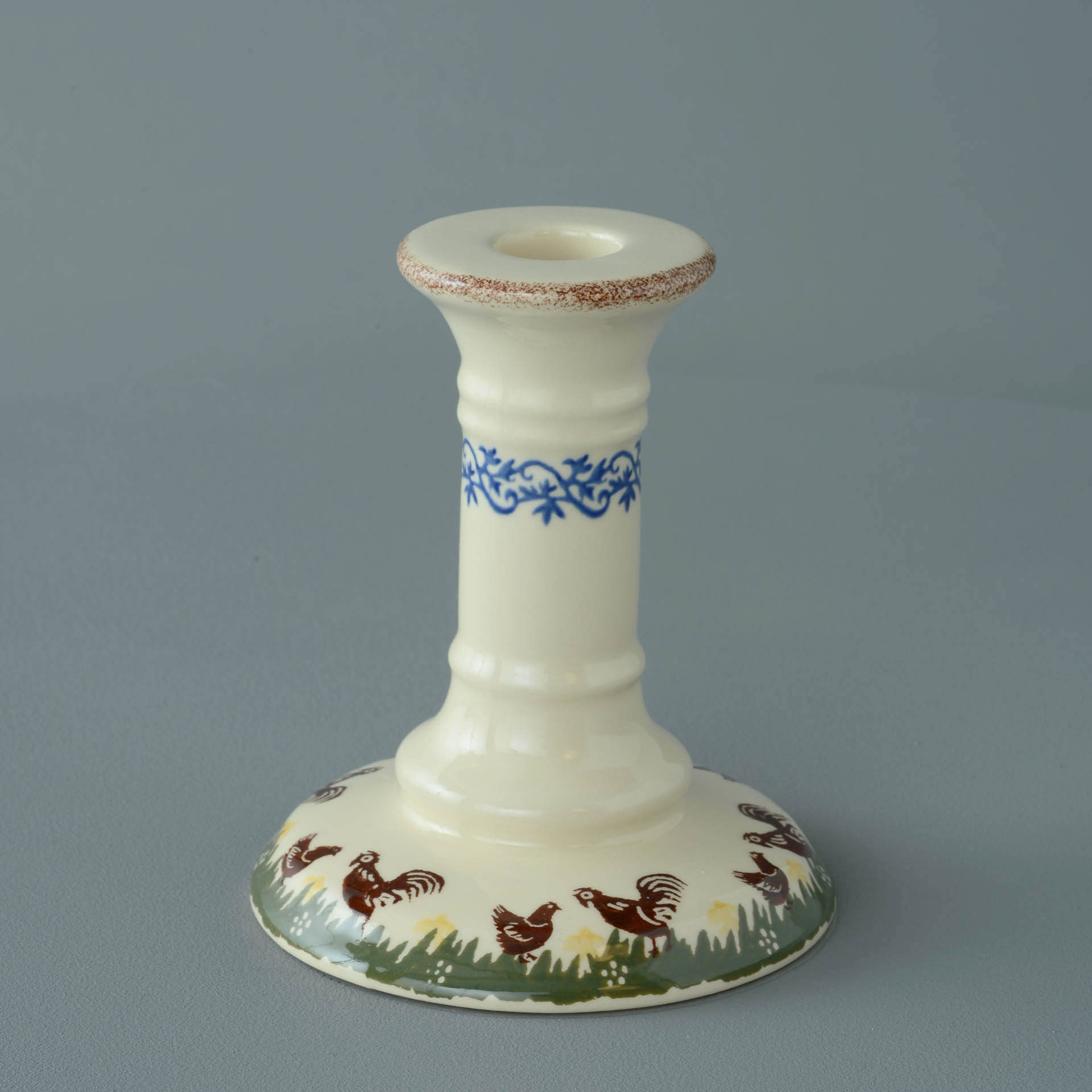 Cock & Hen Candlestick