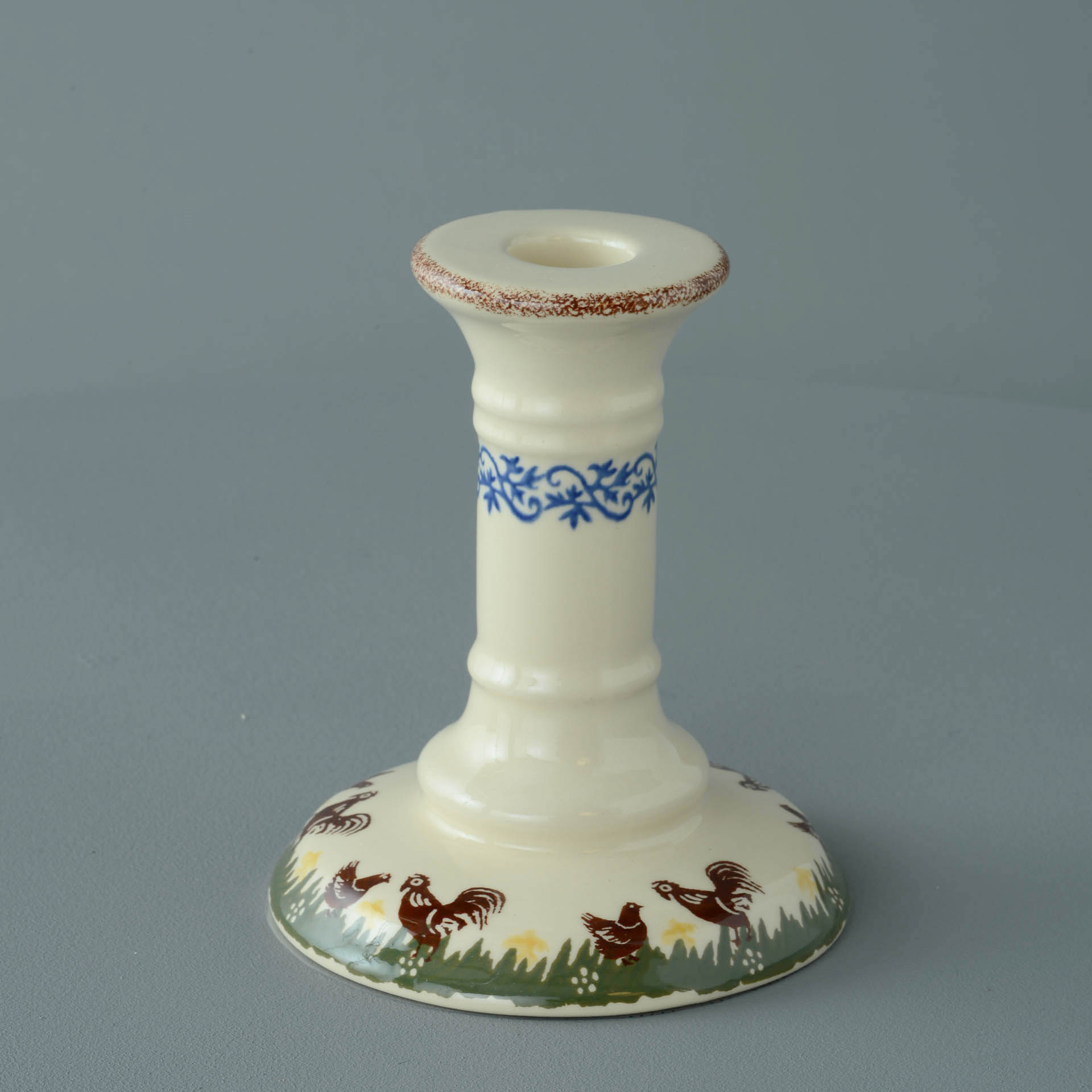 Cock & Hen Candlestick