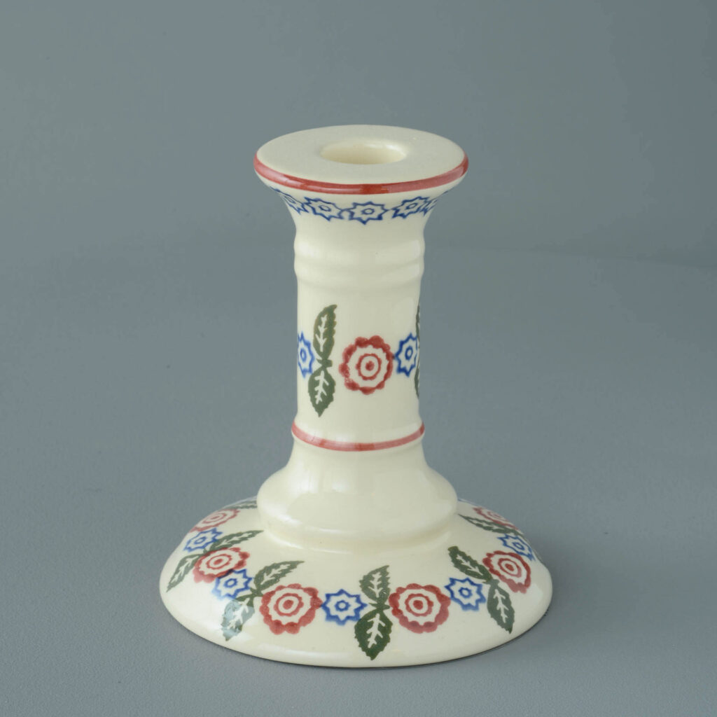 Victorian Floral Candlestick