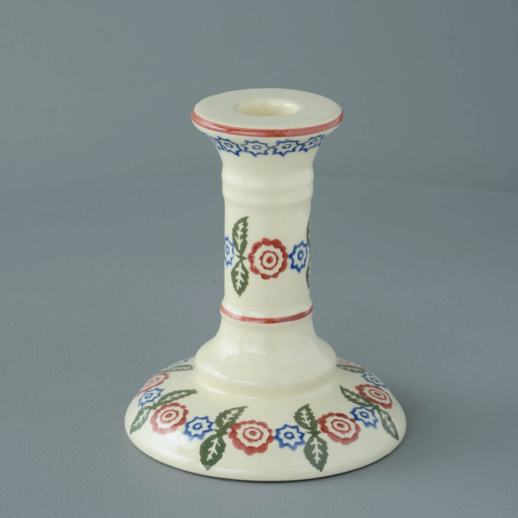 Victorian Floral Candlestick
