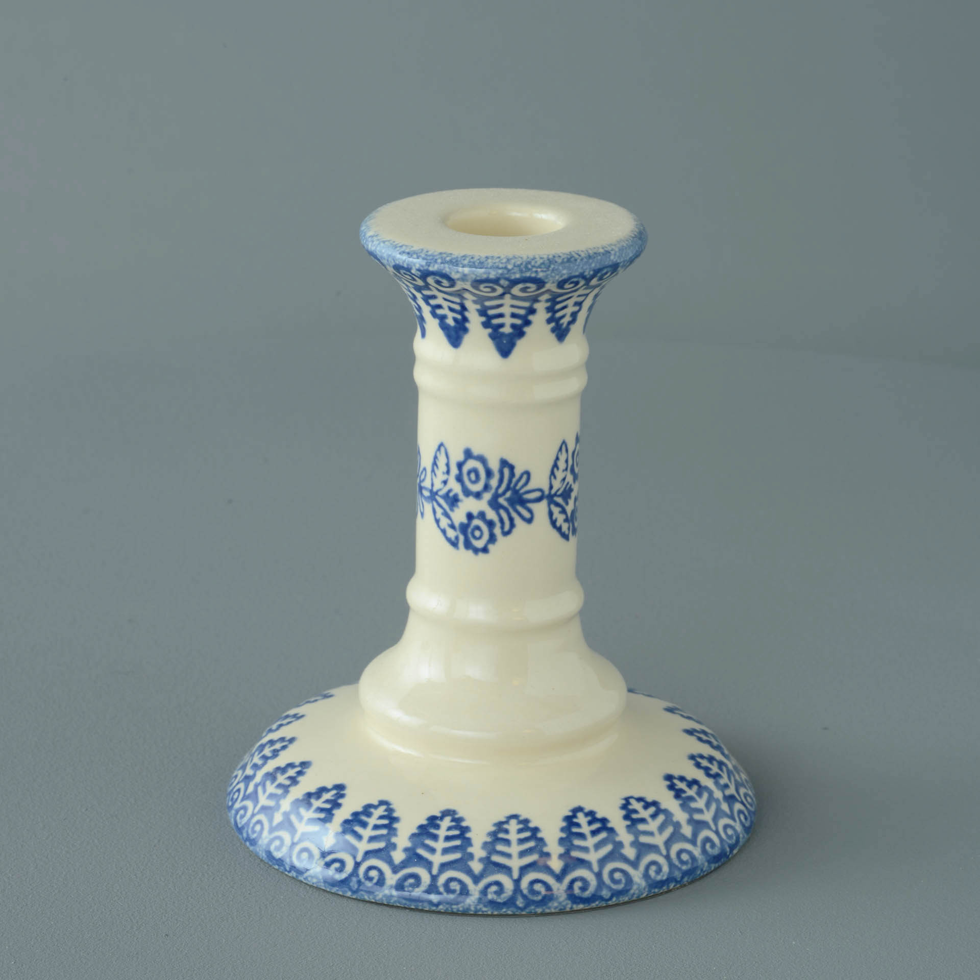 Lacey Blue Candlestick