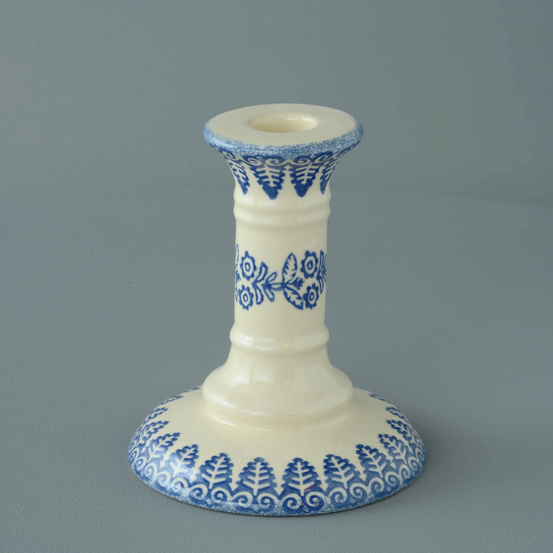 Lacey Blue Candlestick