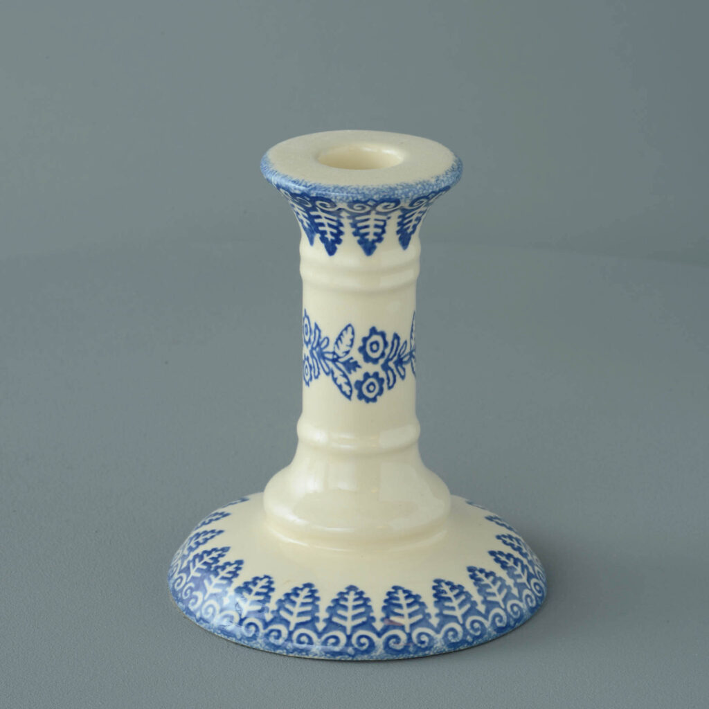 Lacey Blue Candlestick