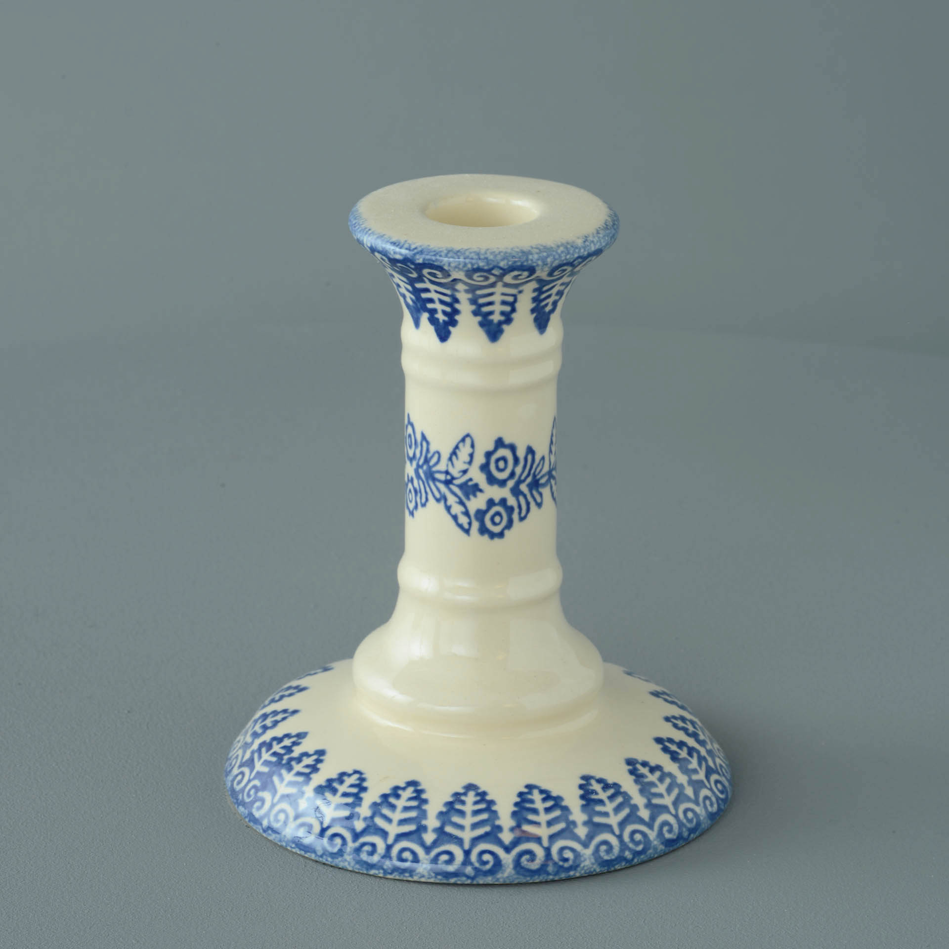 Lacey Blue Candlestick
