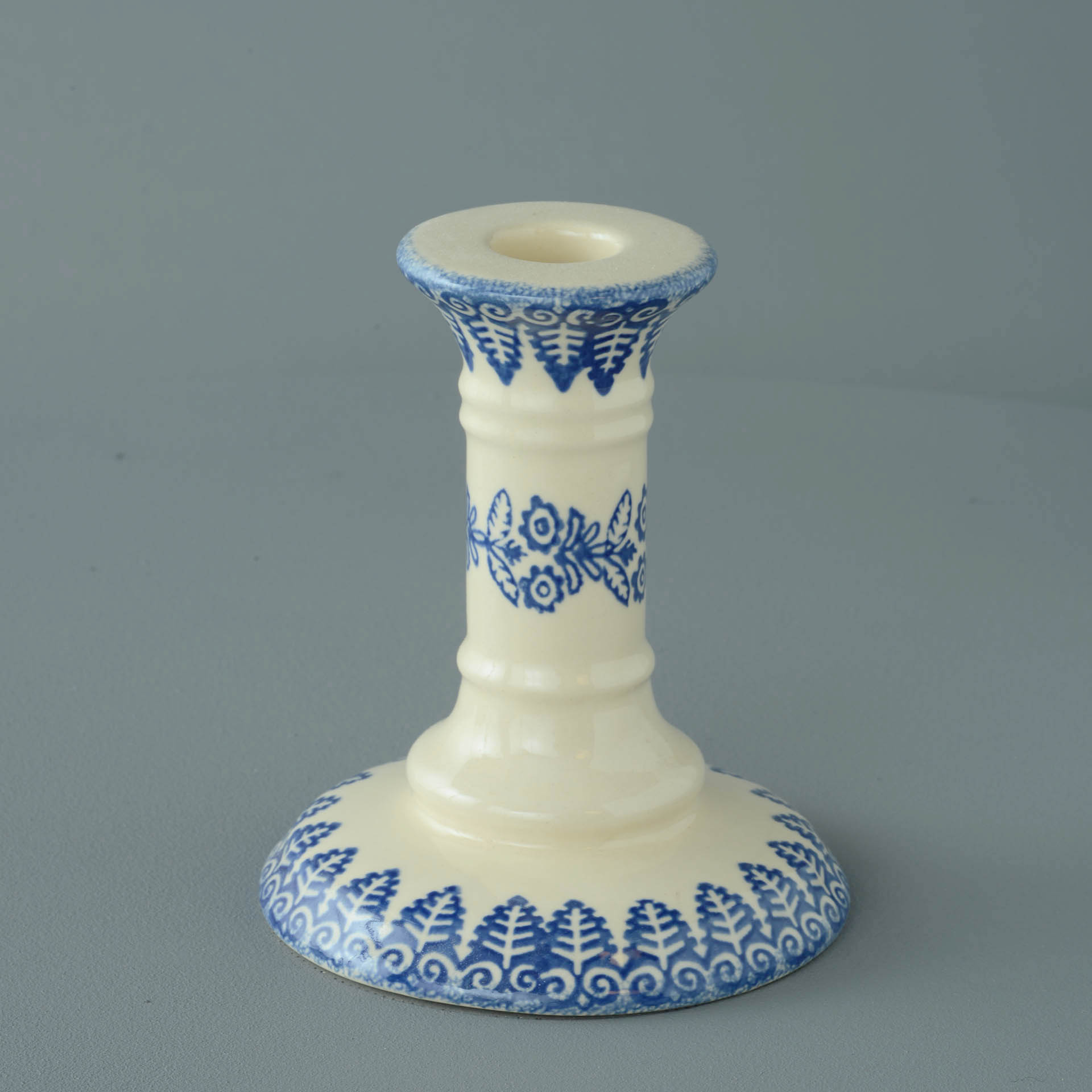 Lacey Blue Candlestick