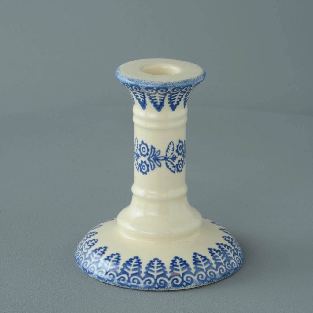 Lacey Blue Candlestick