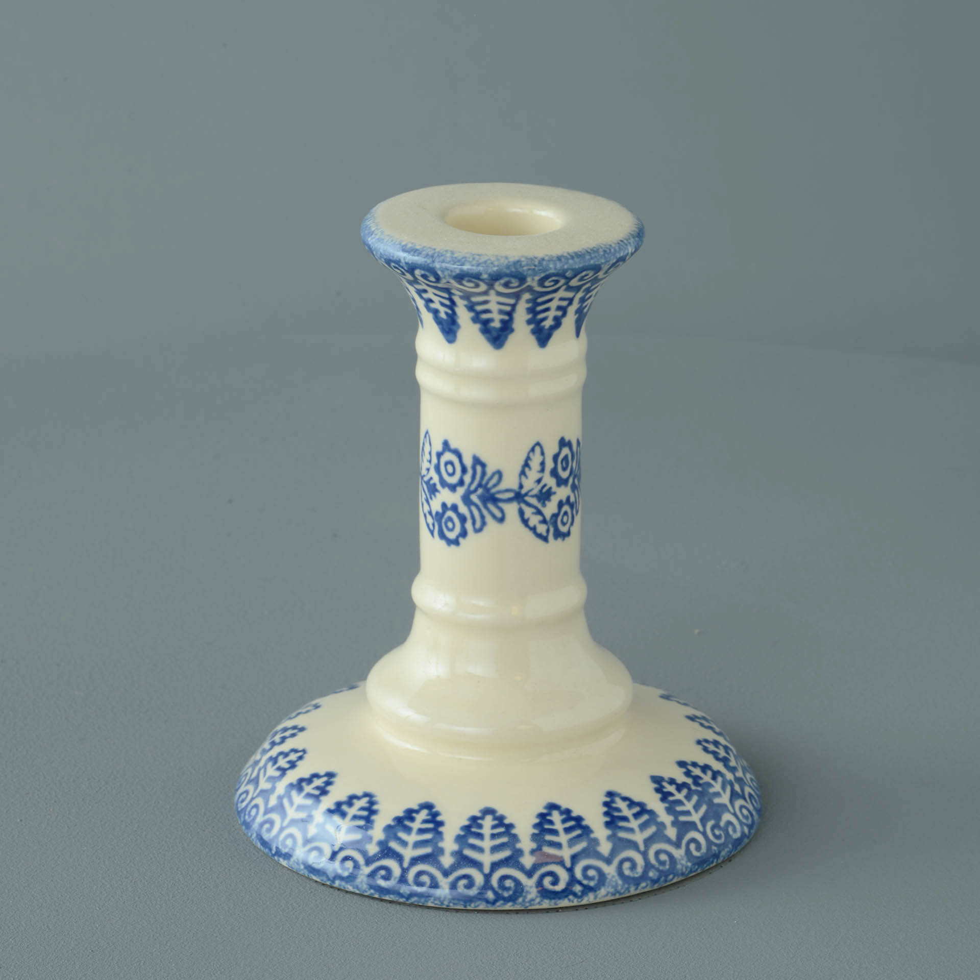 Lacey Blue Candlestick